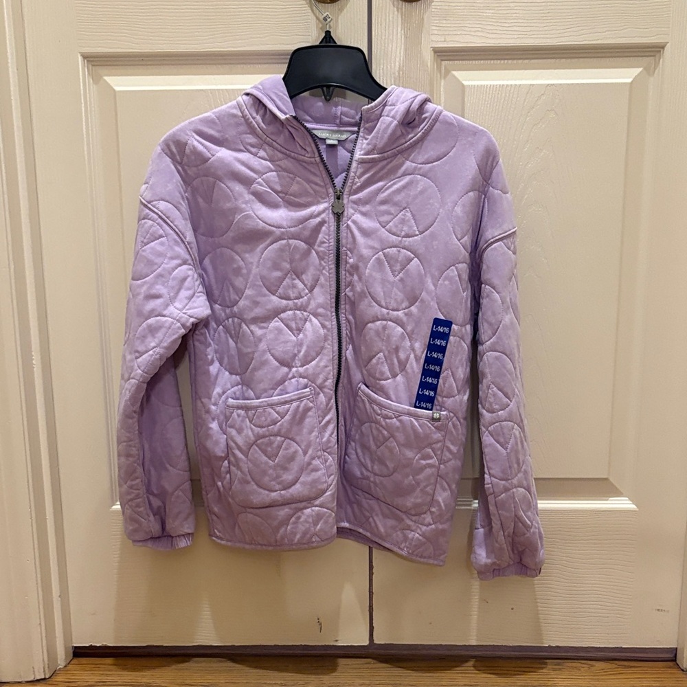 Lucky Brand Lilac Quilted Kids Puffer Jacket